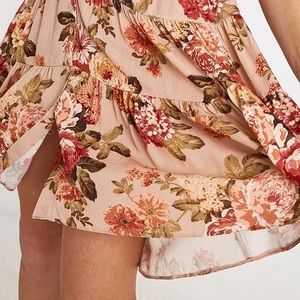 NWT Urban Outfitters Floral Tiered Flow Dress